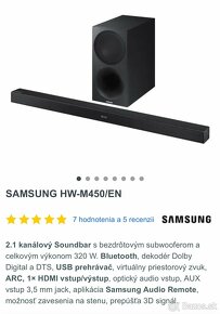 Samsung HW-M450 Soundbar - 5