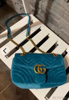 Kabelka Gucci Marmont velvet - 5