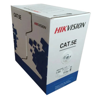 HIKVISION DS-1LN5E-E/E, 305m/box, kabel UTP, CAT 5E, PVC - 5