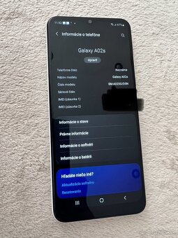 Predám Samsung A02S biely - 5