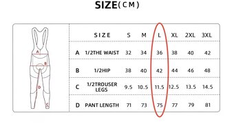 Cyklistické nohavice - Thermo - M - 5