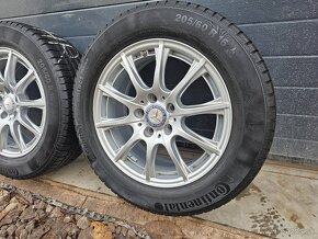 Zimná Sada Mercedes C W205+Continental 205/60 R16 - 5