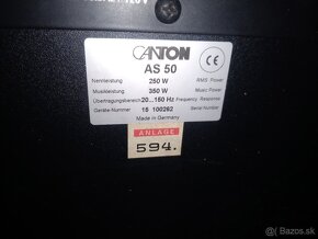 Canton AS50   a regalovky repro - 5