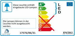 Dimabilnej stolovej lampy lucide led hole 3000K 6w - 5