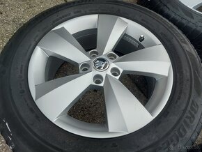 5x112R17 elektrony ŠKODA KODIAQ-KAROQ-215/65R17 zimné pneu - 5