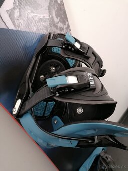 Snowboardové viazanie Flow Alpha Black/blue veľkos - 5