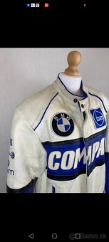 BMW compaq racing leather jacket - 5