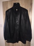 Kožená bunda, čierna, veľkosť XL - 5