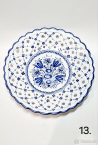 Perforovany tanier Modranska keramika - 5