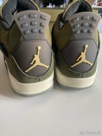 Jordan IV 4 retro craft olive green - 5