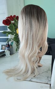 Blond ombre parochňa + čiapka - 5