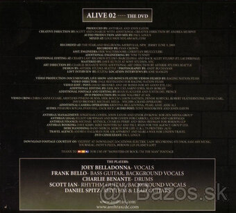 cd+dvd Anthrax - Alive 2 (2005) Special Edition - digipack - 5