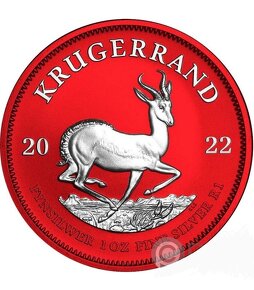 Investicne striebro mince minca Krugerrand 3 oz - 5