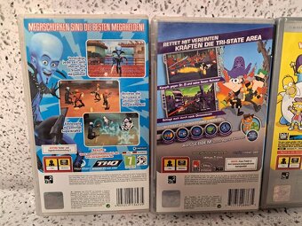 4x Hry na PSP Simpsons Toy Story 3 Megamind Phineas und Ferb - 5