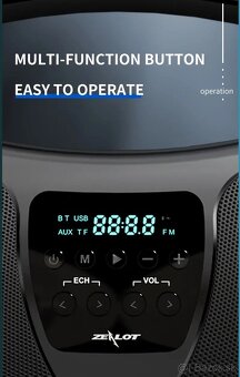 Výkonný 40W bluetooth reproduktor s mikrofonem. - 5