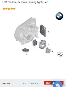 BMW G30 DRL modul OEM - 5