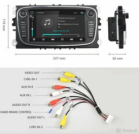 Nové Dotykové Autorádio FORD MONDEO, S-MAX C-MAX KUGA GALAXY - 5
