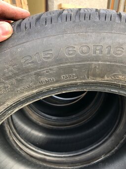 Predám zimné pneumatiky 215/60 r 16 - 5