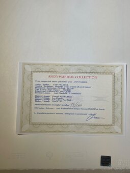 Andy Warhol "Superman Puff" Limitovaná edícia_Certifikát - 5