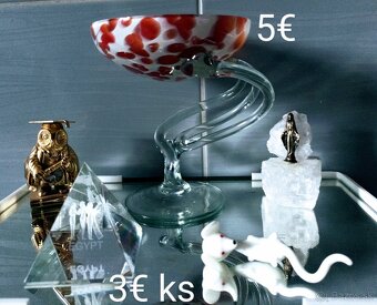 Sošky plast , porcelán , sklo - neznačené - 5