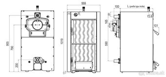 Liatinový kotol na tuhé palivo | možný odvoz na adresu - 5