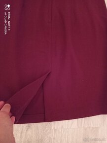 Šaty burgundy H&M veľ.36/38 - 5