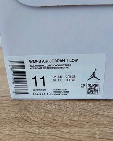 Air Jordan 1 Low Neutral Grey - 5