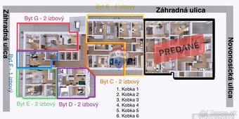 4-izbový byt v novostavbe Srnček Byt E   77m2 - 5