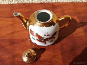 Čínska stará čajová súprava z keramiky - 5