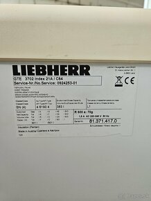 Liebherr presklená mraznička 383L - 5