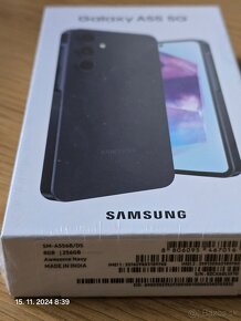 Predám nový Samsung Galaxy A55 5G 8/256gb Awesome Navy - 5