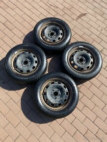 185/60R14 celoročné pneumatiky +plecháče - 5