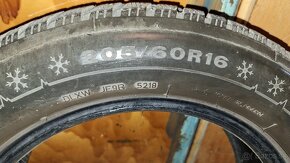 Predám 4 zimné pneumatiky Dunlop 205/60R16 H92 - 5