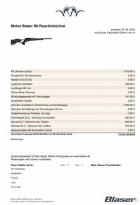 Predám Blaser R8 Ultimate CARBON s doplnkami - 5