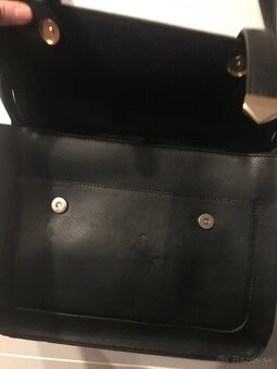 Čierna aktovka / kabelka crossbody - 5