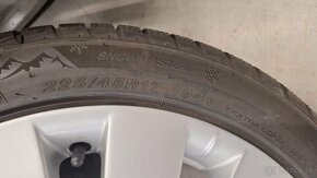 Zimná sada 225/45 r17, disky 5x100 r17 - 5