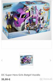 DC Super Hero Girls Batgirl Vozidlo hračka - 5