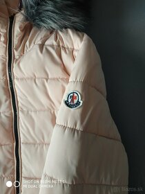 Svetloružová zimná bunda s kožušinkou - M/L - 5