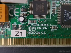 2x PCI dial-up modem Microcom - 5