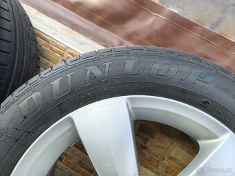 Letná sada Škoda 5x100 R15 s pneu Dunlop 185/60 R15 - 5