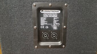 Reprobox Omnitronic DX-1022 a zosilňovač SPL 500 - 5