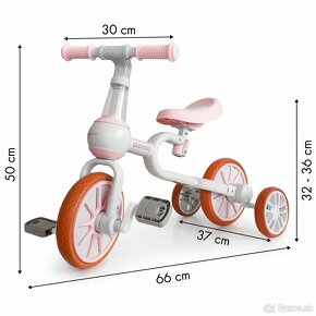 Detské odrážadlo s pedálmi EcoToys - 5