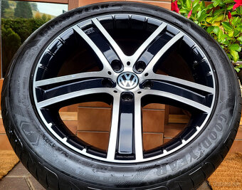 5x alu R18 5x120, letné pneu 245/45, VW Multivan T5, T6, - 5