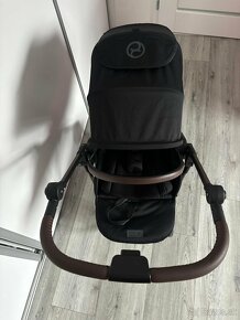 Športový kočík Cybex Melio Magic Black + podložka Bjällra - 5