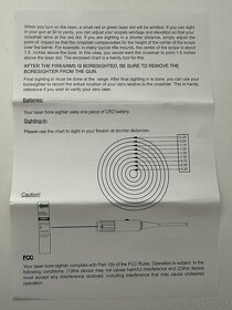 Laserový nastrelovač optiky puškohľadu od 4,5mm - 5