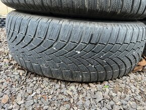 Plechové disky 5x100 so zimnými pneu 195/65 R15 - 5