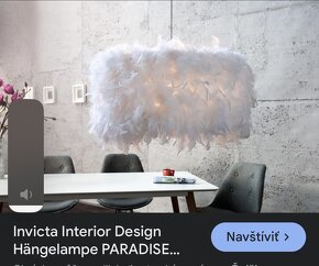 POSLEDNÁ ŠANCA - Dizajnová stropná lampa Invicta Interior - 5