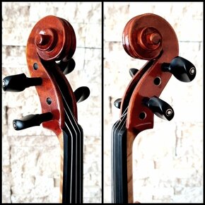 husle 4/4 model Stradivari tiger stripes - 5