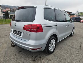 VW Sharan 2.0 4x4 103kW DSG 7 miest bi-xenon ťažné  WEBASTO - 5