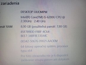 rozpredám funkčný notebook Hp probook 650 g2 - 5